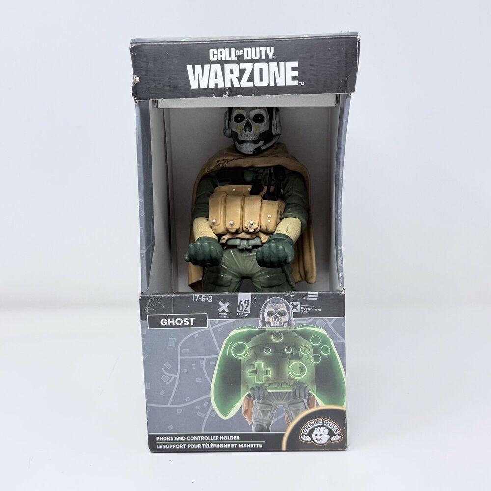 Call of Duty Warzone Ghost Cable Guys Controller Holder Phone Stand
